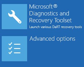 microsoft diagnostics and recovery toolset dart download