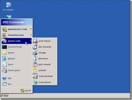 Erd commander для windows xp как пользоваться