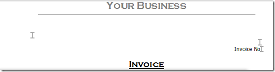 where is the invoice template in word continuous numbering