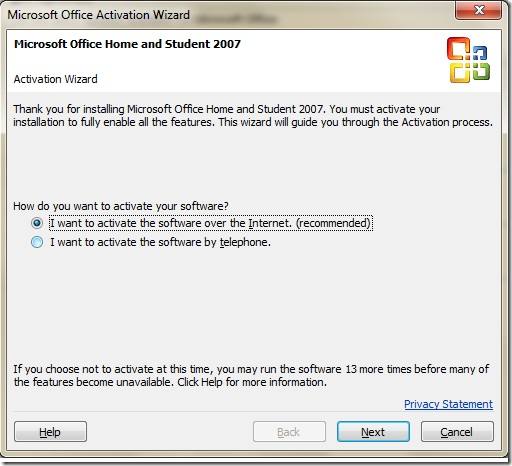 Ms Office 2007 Telephone Activation Keygen